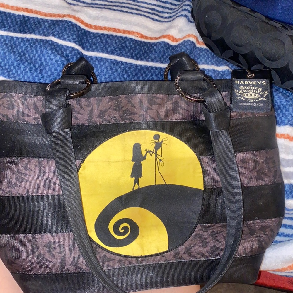 Harvey seatbelt nightmare before Christmas bag
